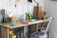 Caixotes criando o seu home office