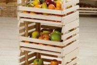 Caixotes como fruteira