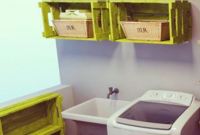 Caixotes organizando a lavanderia