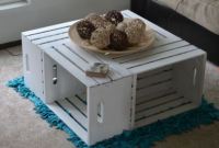 Caixotes como mesinha de centro clara