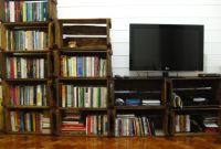 Estante escalonada 13 caixotes