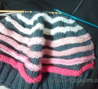 Acabamento gorro passo 1