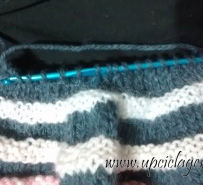 Acabamento gorro passo 2