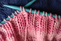 pegue dois juntos em tricô